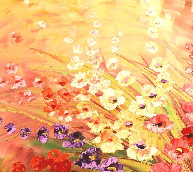 Original Floral Painting by Tatiana Iliina