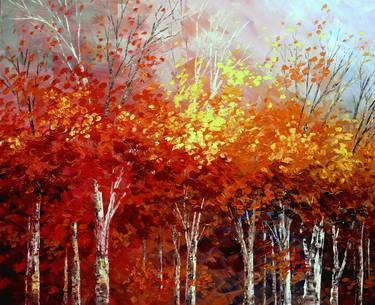 Print of Fine Art Landscape Paintings by Tatiana Iliina