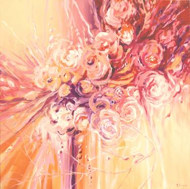 Print of Fine Art Floral Paintings by Tatiana Iliina