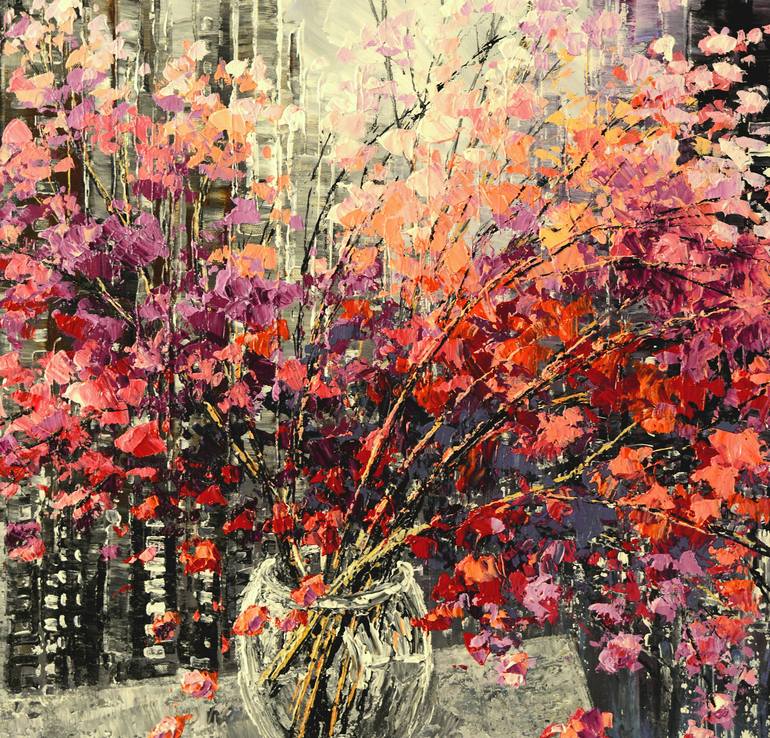 Original Impressionism Still Life Painting by Tatiana Iliina