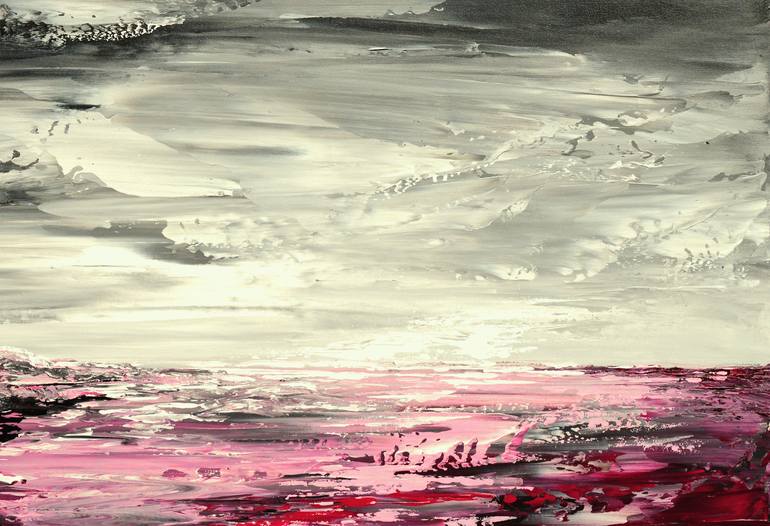 Original Abstract Expressionism Seascape Painting by Tatiana Iliina