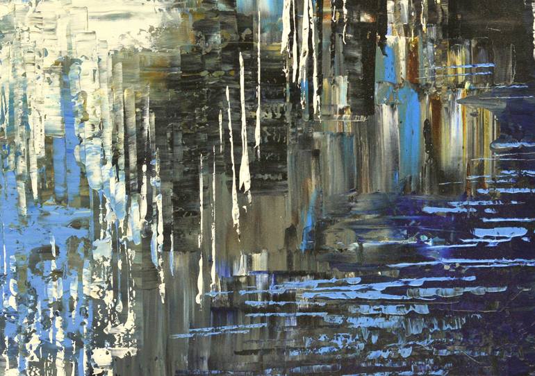 Original Abstract Landscape Painting by Tatiana Iliina