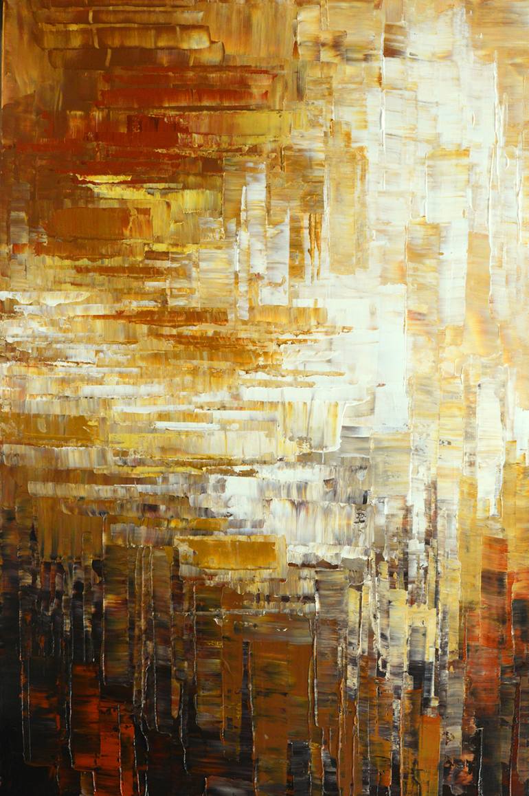 Original Abstract Expressionism Abstract Painting by Tatiana Iliina