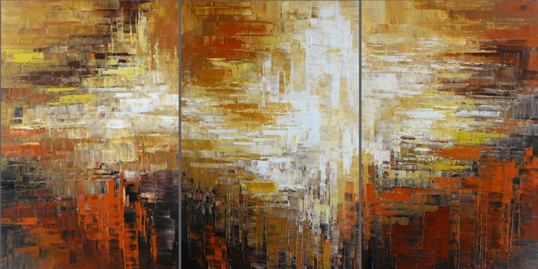 Original Abstract Expressionism Abstract Painting by Tatiana Iliina