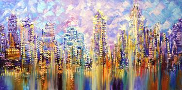 Original Fine Art Cities Paintings by Tatiana Iliina