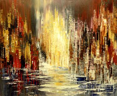 Print of Cities Paintings by Tatiana Iliina