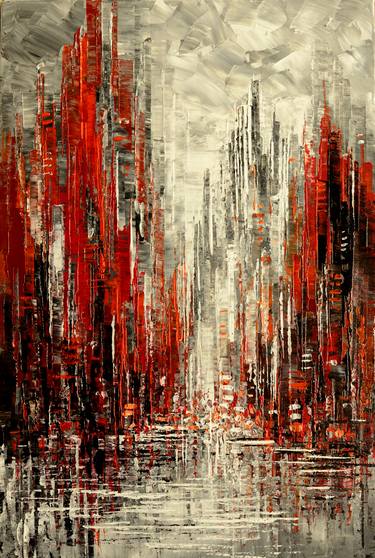 Print of Cities Paintings by Tatiana Iliina