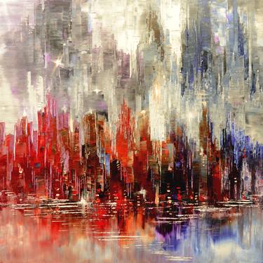 Original Impressionism Cities Paintings by Tatiana Iliina