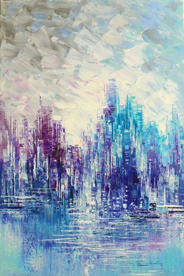 Print of Cities Paintings by Tatiana Iliina