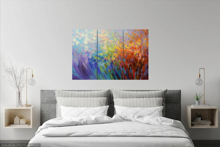 Original Impressionism Landscape Painting by Tatiana Iliina