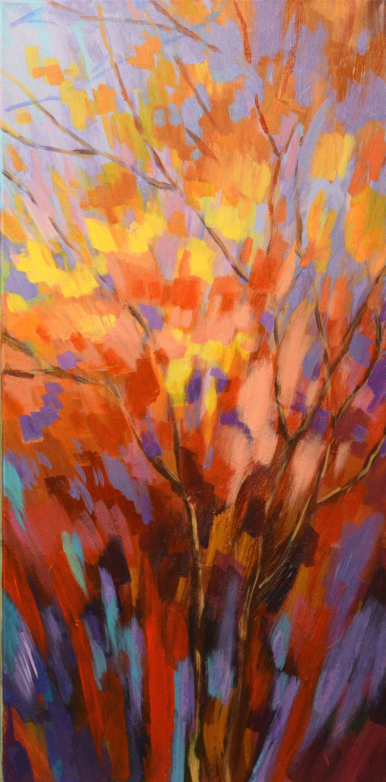 Original Impressionism Landscape Painting by Tatiana Iliina