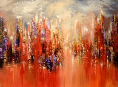 Print of Impressionism Cities Paintings by Tatiana Iliina