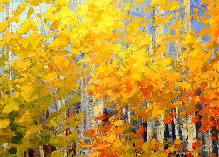 Original Impressionism Landscape Painting by Tatiana Iliina