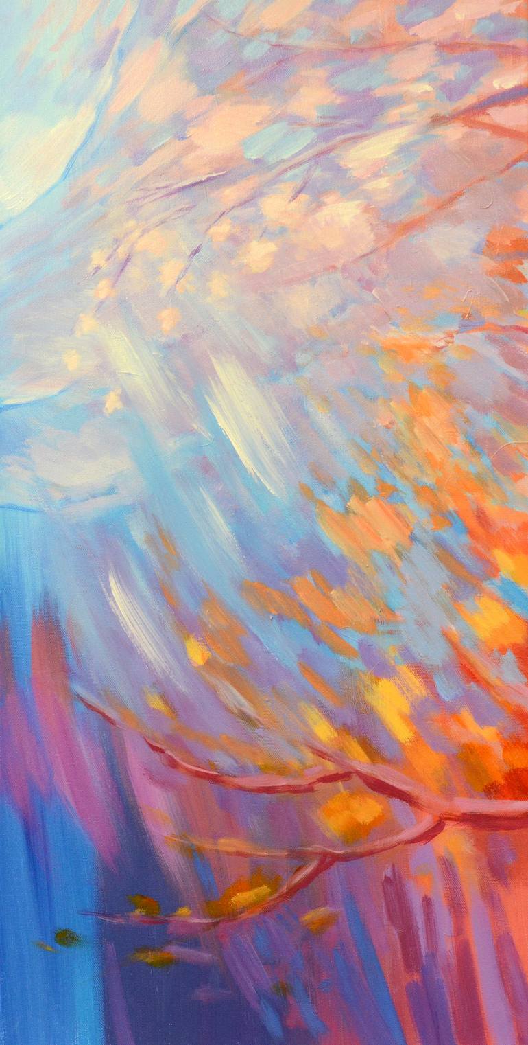 Original Abstract Expressionism Nature Painting by Tatiana Iliina