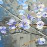 This is an original palette knife abstract flower painting.
Size: 24" x 30" x 1.5"
Sides of the canvas are painted grey.
Protective coat of satin varnish applied.
Wire attached.
Certificate of authenticity is provided.