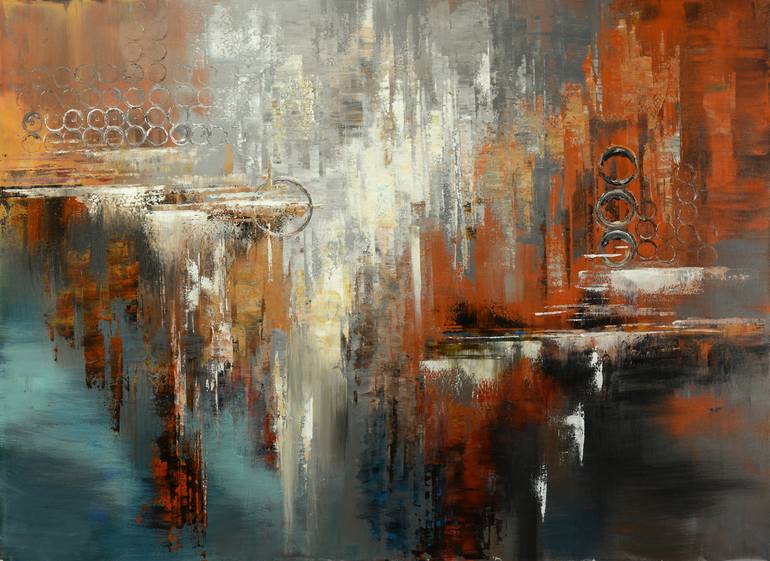 SPACE ODYSSEY II Painting by Tatiana Iliina | Saatchi Art