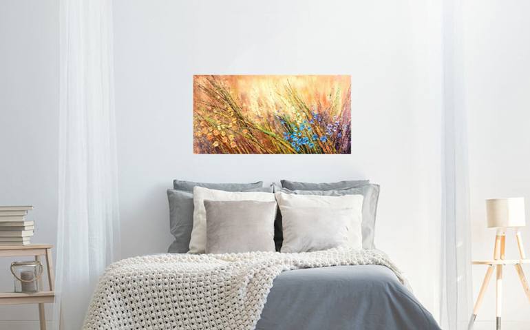 Original Impressionism Floral Painting by Tatiana Iliina