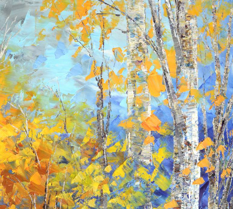 Original Impressionism Landscape Painting by Tatiana Iliina