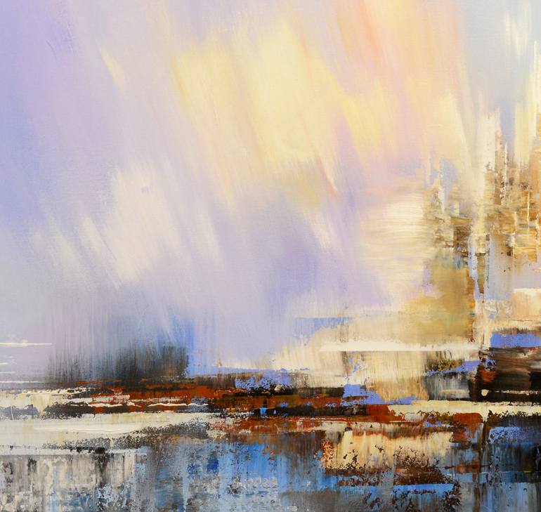 Original Abstract Seascape Painting by Tatiana Iliina