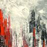 This is an original palette knife cityscape painting.
Size: 20" x 30" x 1"
The painting is done on gallery wrapped canvas, with no need for framing, as the edges are painted grey.
You will receive it "ready to hang", with a wire attached on the back.
Protective coat of satin varnish applied.
The painting is signed on the front and the back and delivered directly from my studio.