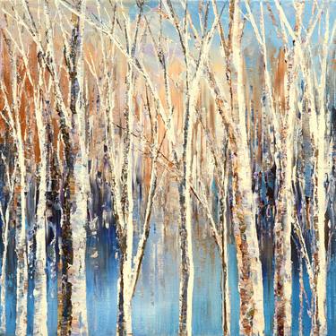 Print of Impressionism Tree Paintings by Tatiana Iliina