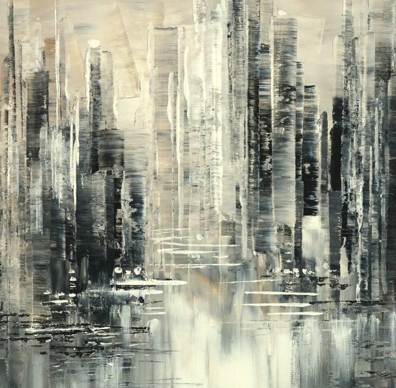 Original Impressionism Cities Painting by Tatiana Iliina