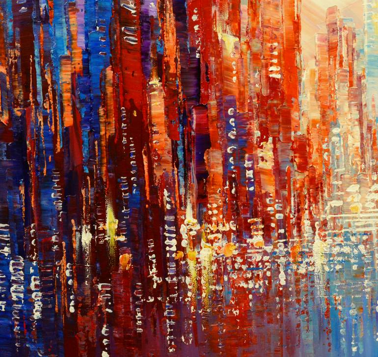 Original Impressionism Cities Painting by Tatiana Iliina