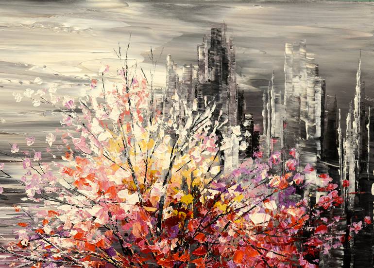 Original Impressionism Cities Painting by Tatiana Iliina