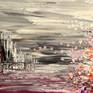 This is an original urban landscape painting.
Size: 24" x 36" x 1"
Sides of the canvas are painted grey.
Wire attached.
Protective coat of satin varnish applied.
The painting is signed on the front and the back and delivered directly from my studio.