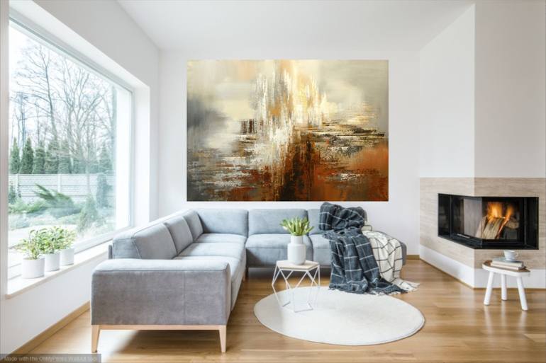 Original Abstract Expressionism Abstract Painting by Tatiana Iliina