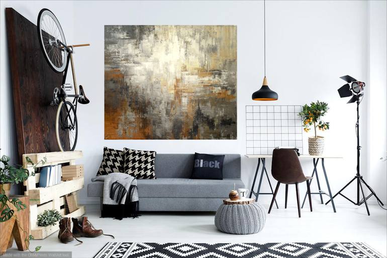 Original Abstract Expressionism Abstract Painting by Tatiana Iliina