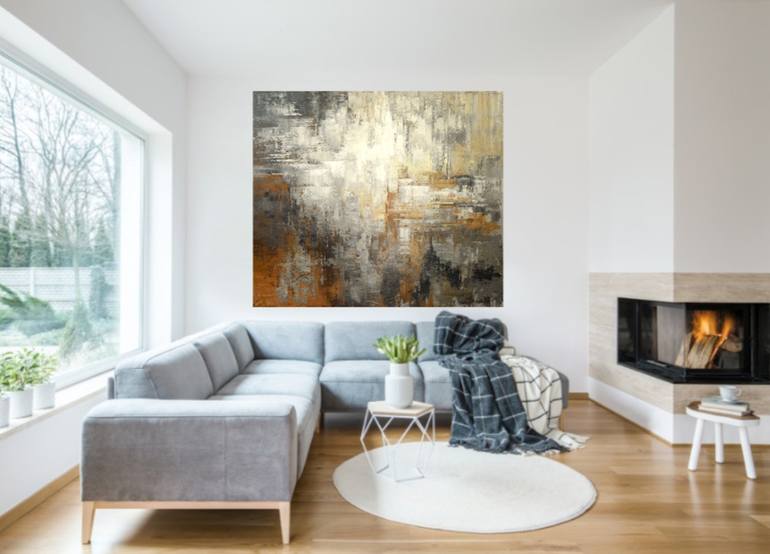 Original Abstract Expressionism Abstract Painting by Tatiana Iliina
