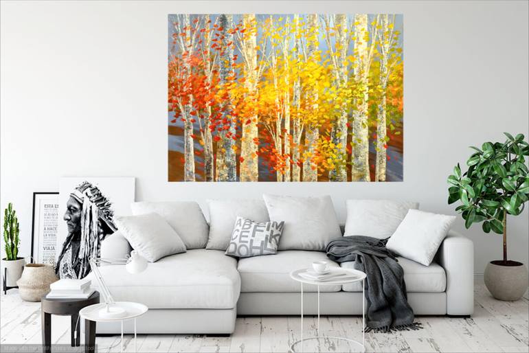 Original Impressionism Landscape Painting by Tatiana Iliina