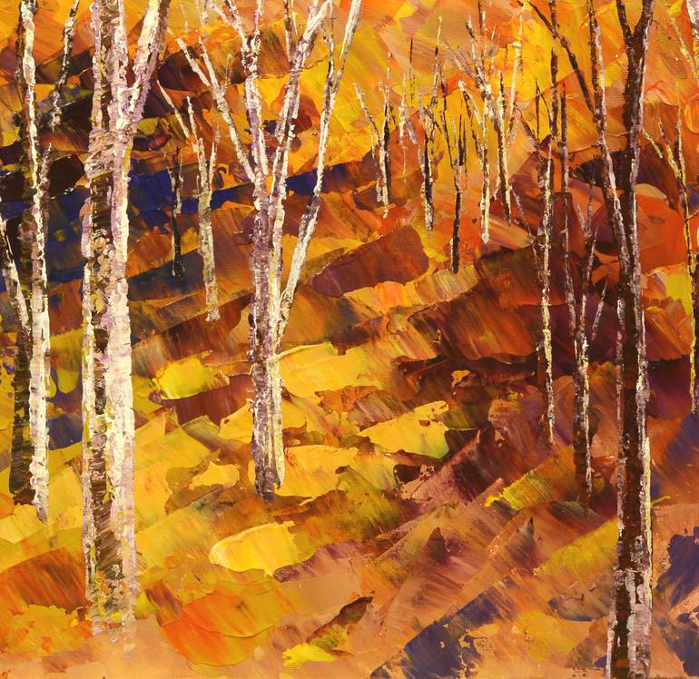 Original Impressionism Landscape Painting by Tatiana Iliina