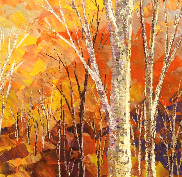 Original Impressionism Landscape Painting by Tatiana Iliina