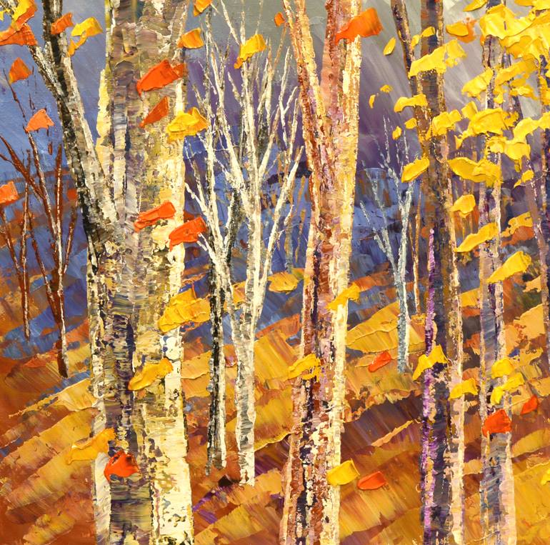 Original Impressionism Landscape Painting by Tatiana Iliina