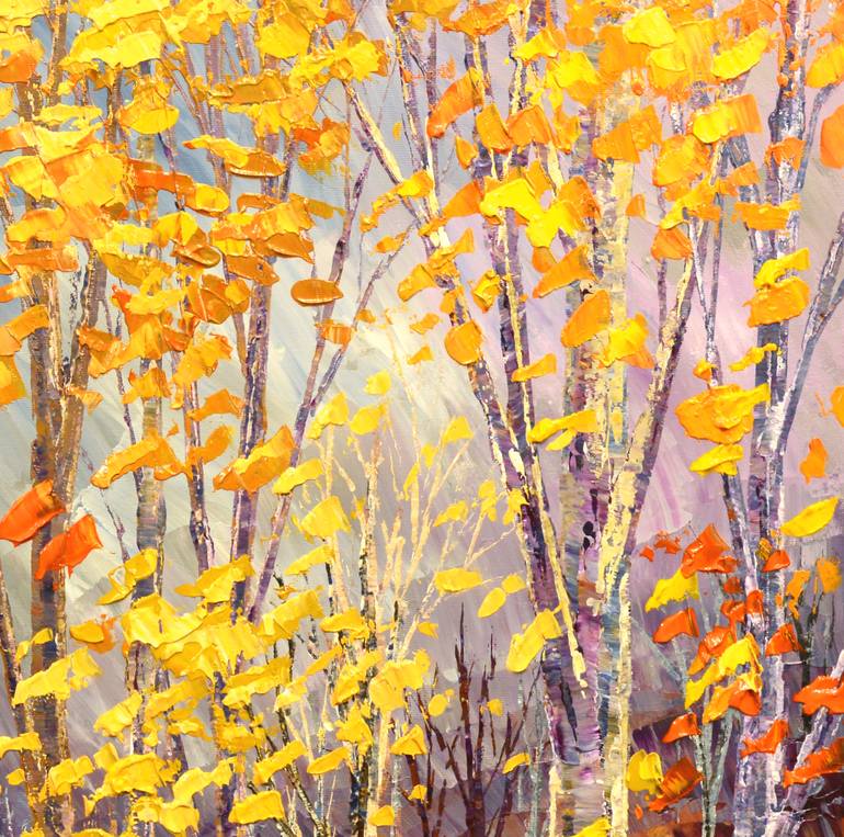 Original Impressionism Landscape Painting by Tatiana Iliina