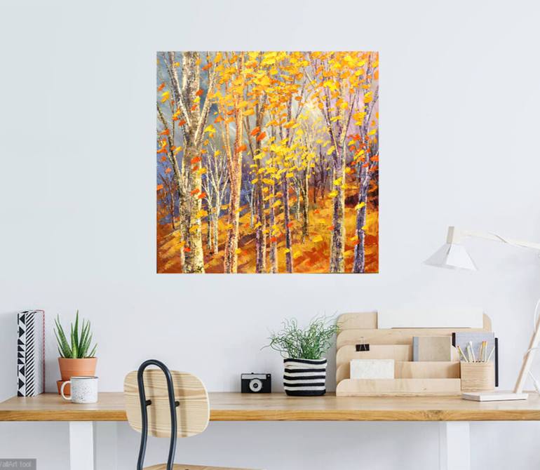 Original Impressionism Landscape Painting by Tatiana Iliina