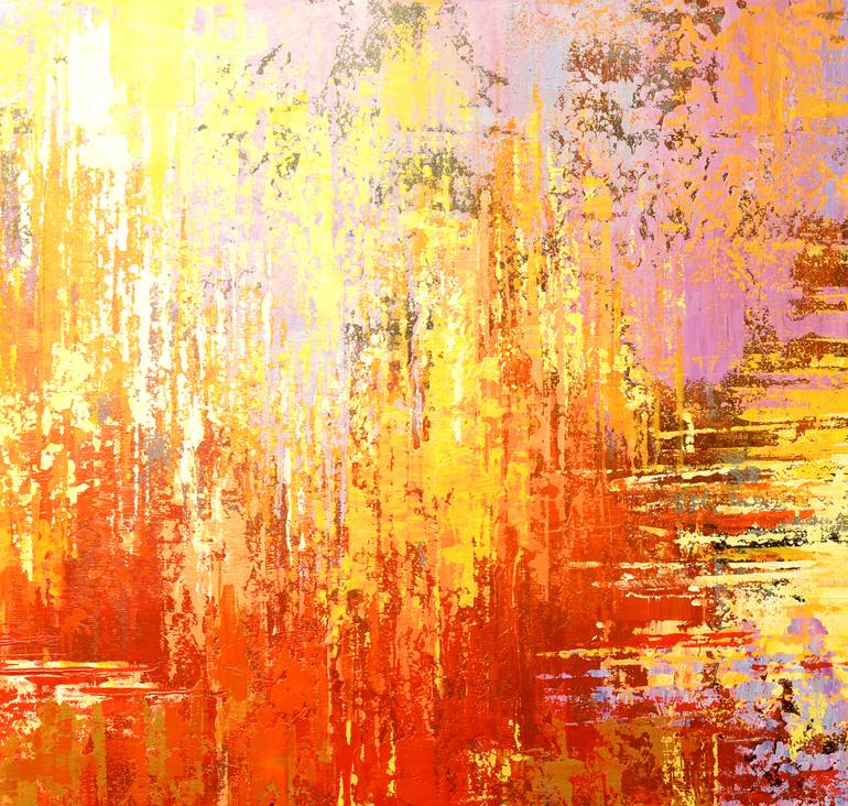 Original Abstract Expressionism Abstract Painting by Tatiana Iliina