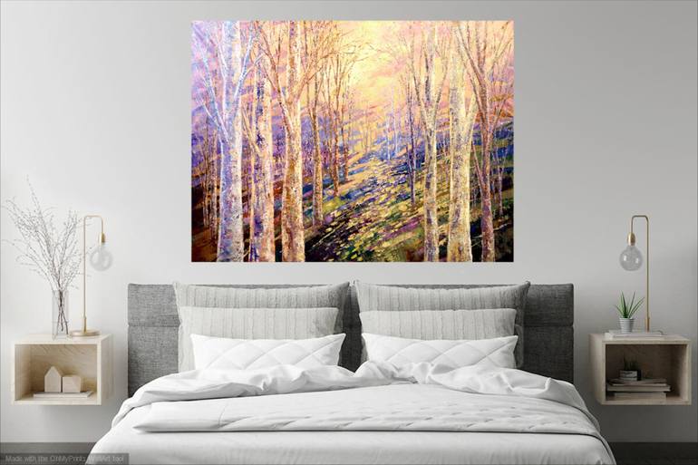 Original Impressionism Landscape Painting by Tatiana Iliina