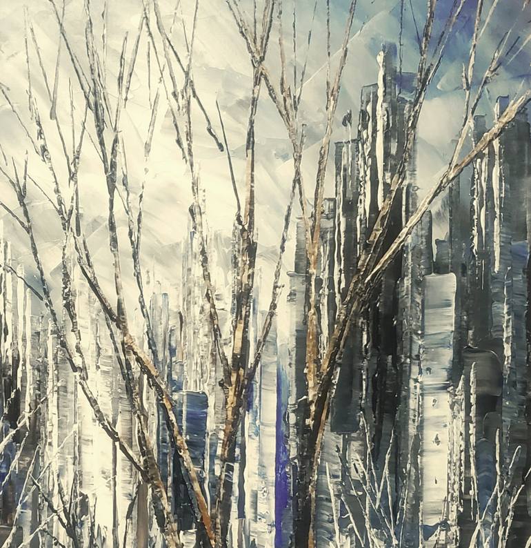 Original Fine Art Cities Painting by Tatiana Iliina