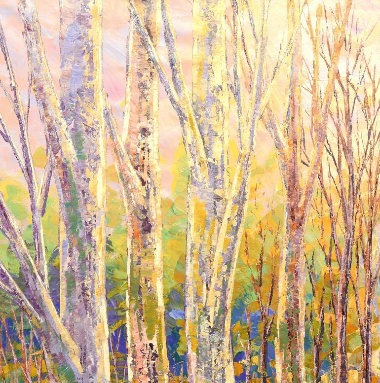 Original Impressionism Landscape Painting by Tatiana Iliina