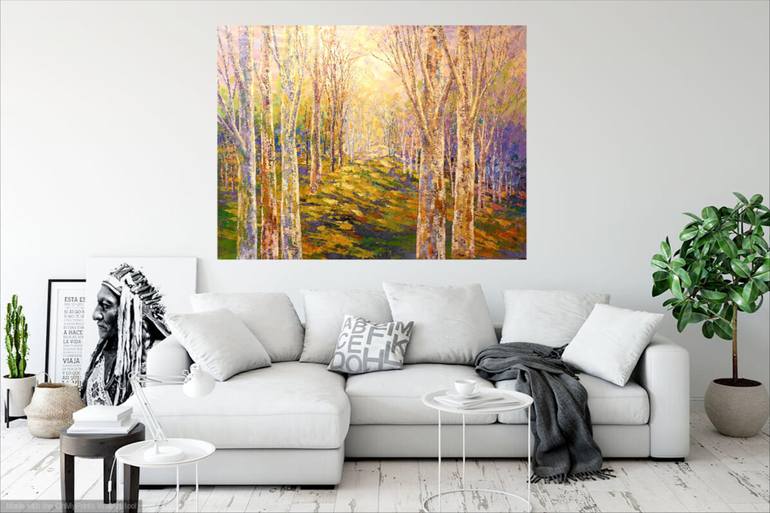 Original Landscape Painting by Tatiana Iliina