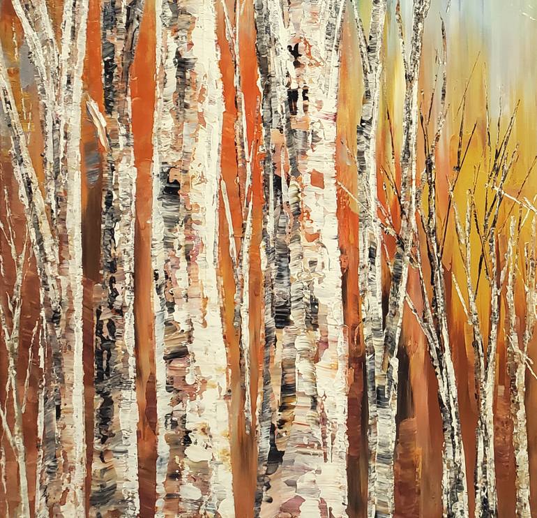 Original Impressionism Landscape Painting by Tatiana Iliina