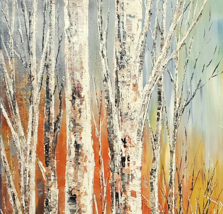 Original Impressionism Landscape Painting by Tatiana Iliina