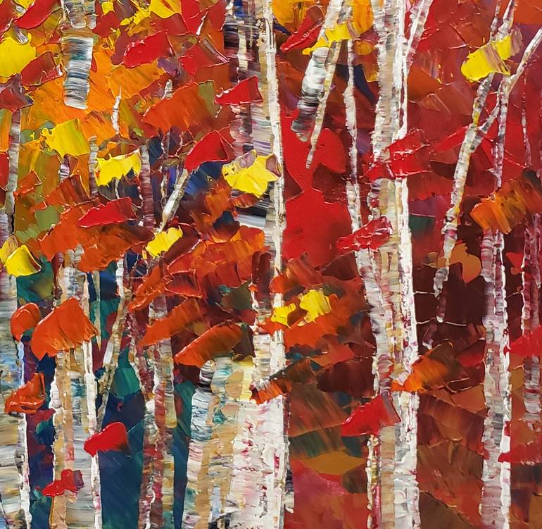 Original Impressionism Landscape Painting by Tatiana Iliina