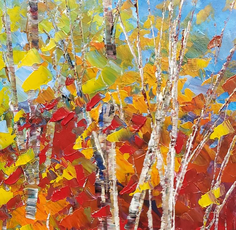 Original Impressionism Landscape Painting by Tatiana Iliina