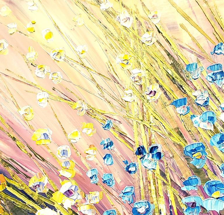 Original Impressionism Floral Painting by Tatiana Iliina