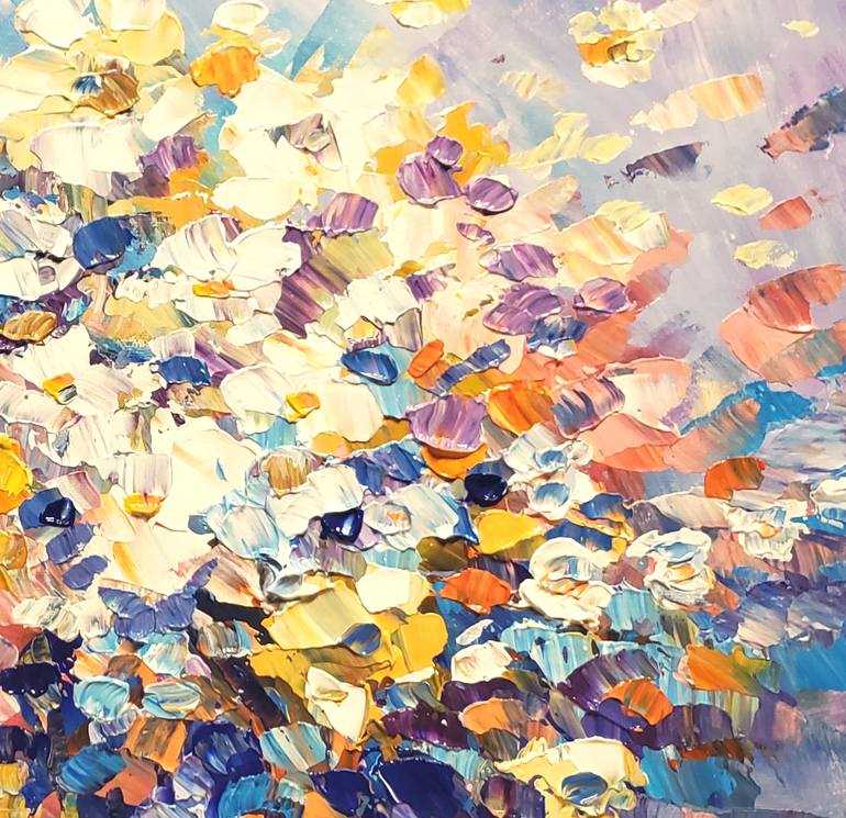Original Impressionism Floral Painting by Tatiana Iliina