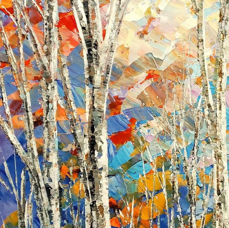 Original Impressionism Landscape Painting by Tatiana Iliina